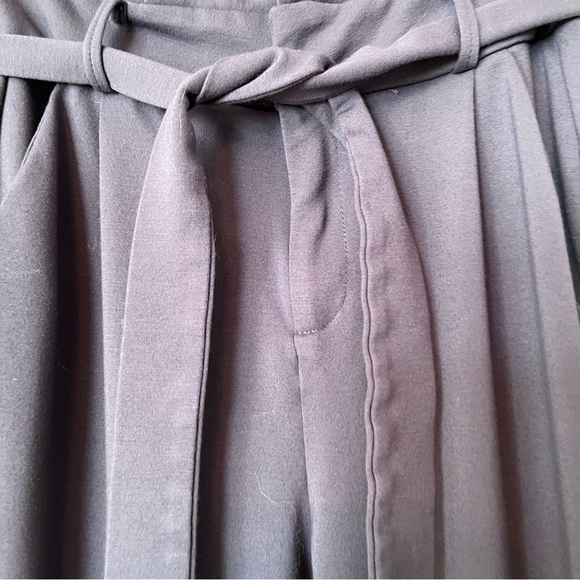 VERO Moda Grey Belted Pants Size S - Picture 5 of 5